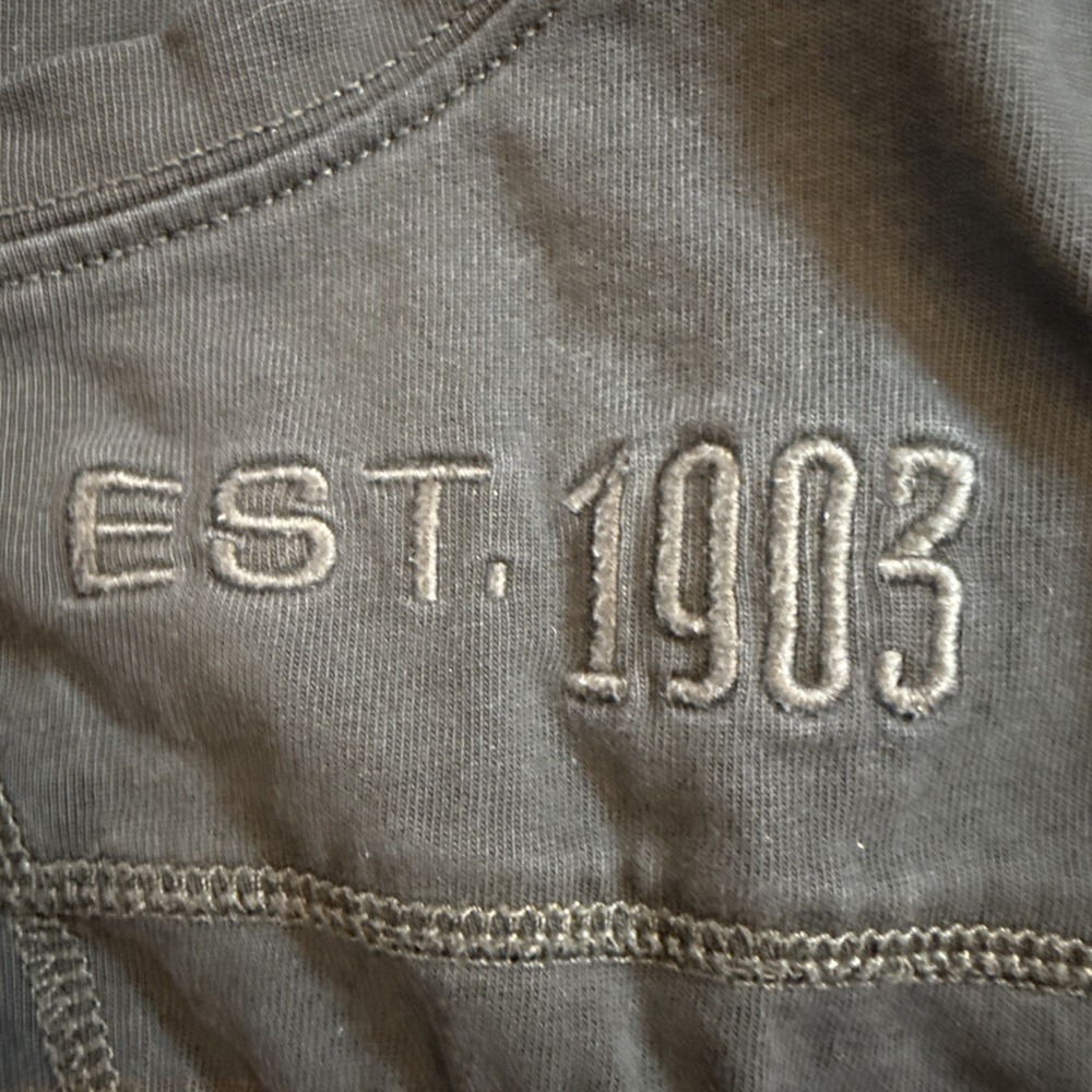 Vintage Harley Davidson Genuine MotorClothes Full Zip Hoodie Blk Gray Wings 2XL - Picture 4 of 11